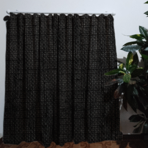 Cortina na Prega de Ilhós no Deslizante – Coleção Egito