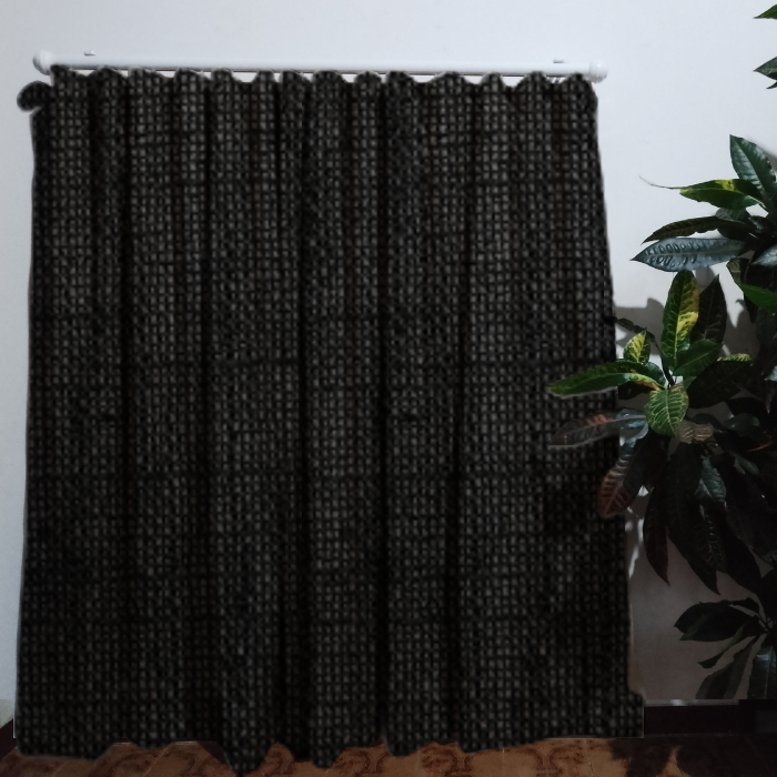 Cortina na Prega de Ilhós no Deslizante – Coleção Egito