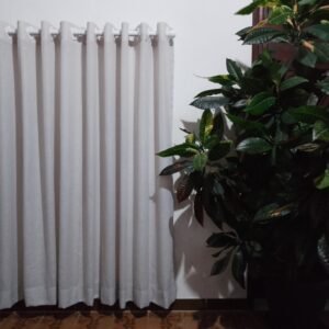 Cortina Blackout de Ilhós – Coleção Linho